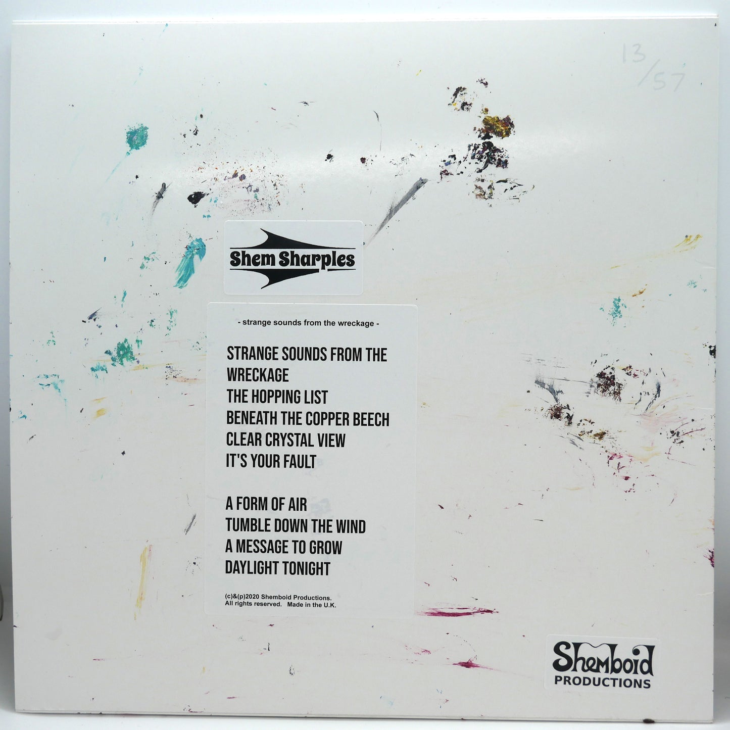 Strange Sounds Vinyl LP - Special Ltd. Edition Sleeve #13