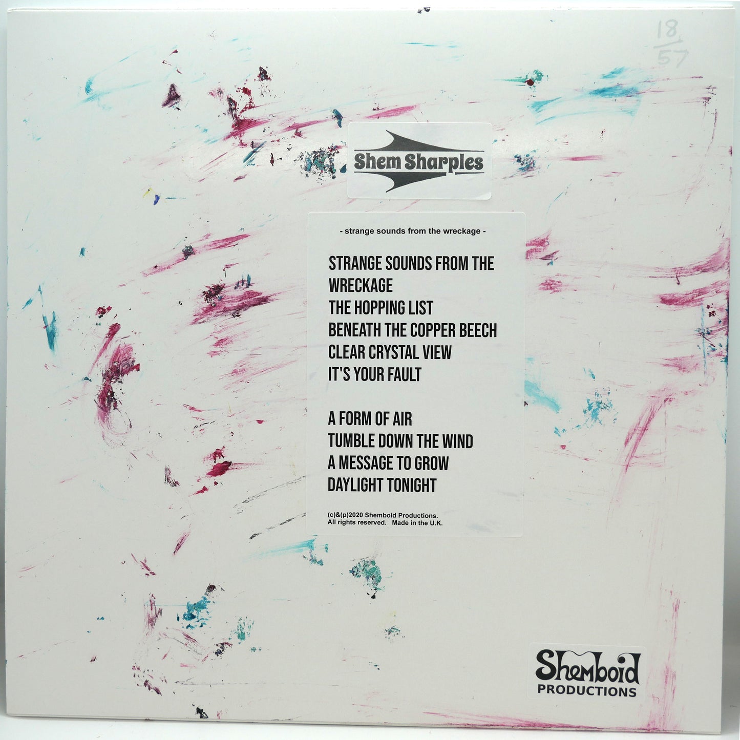 Strange Sounds Vinyl LP - Special Ltd. Edition Sleeve #18