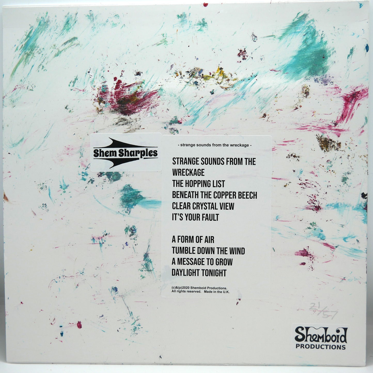 Strange Sounds Vinyl LP - Special Ltd. Edition Sleeve #21