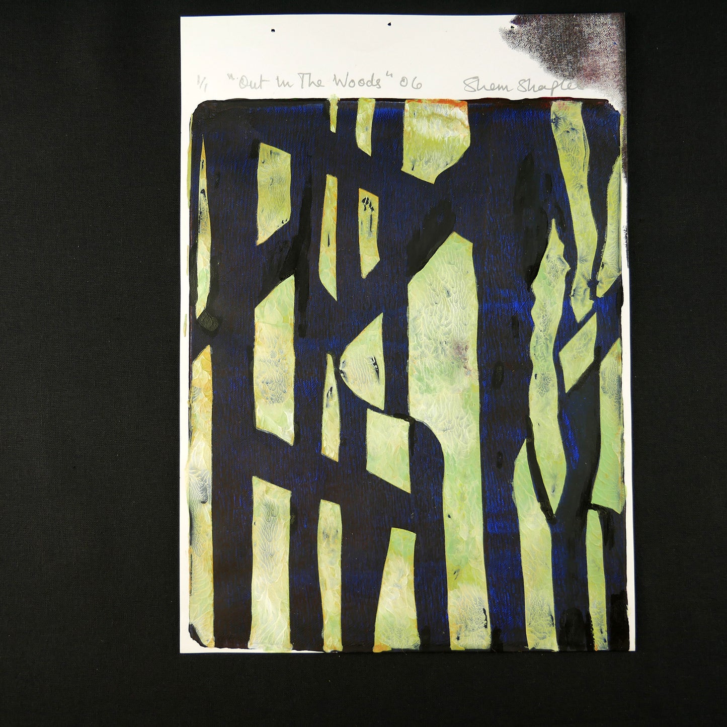 Out In The Woods 06 - monoprint