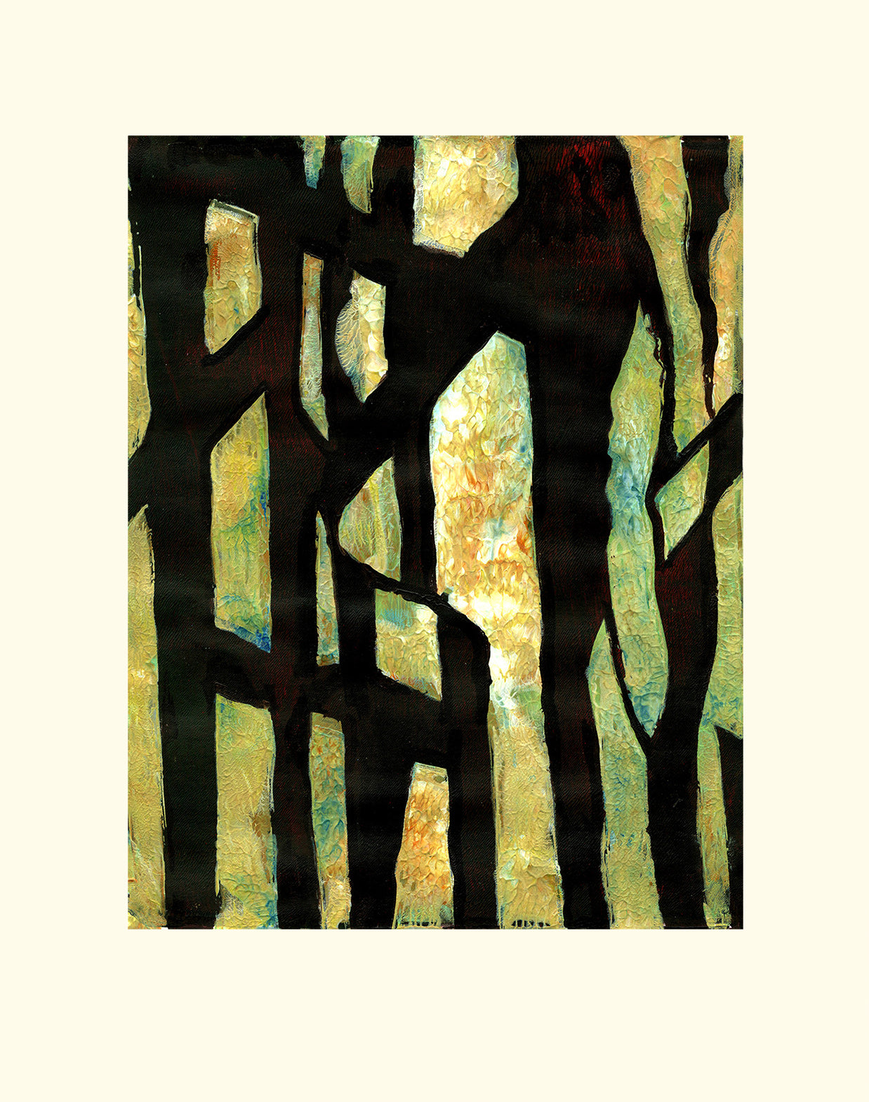Out In The Woods 07 - monoprint