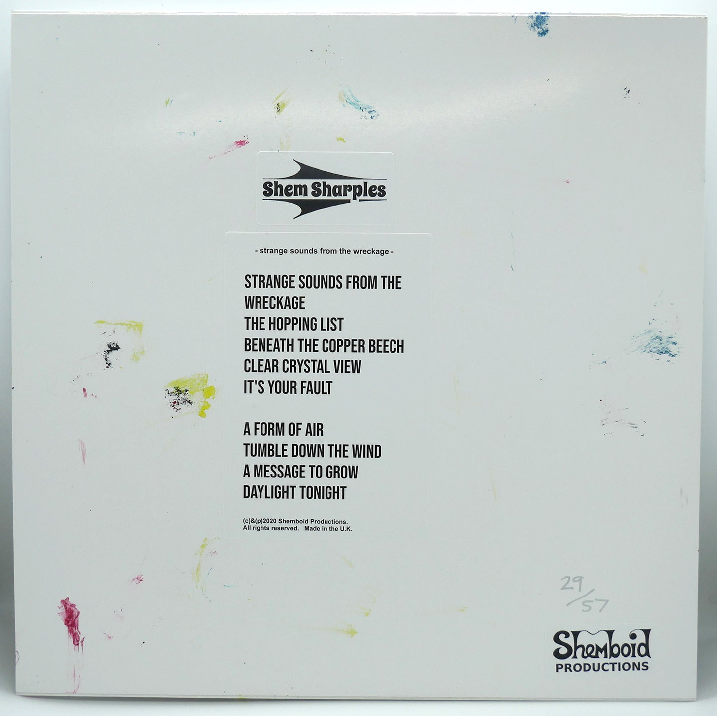 Strange Sounds Vinyl LP - Special Ltd. Edition Sleeve #29