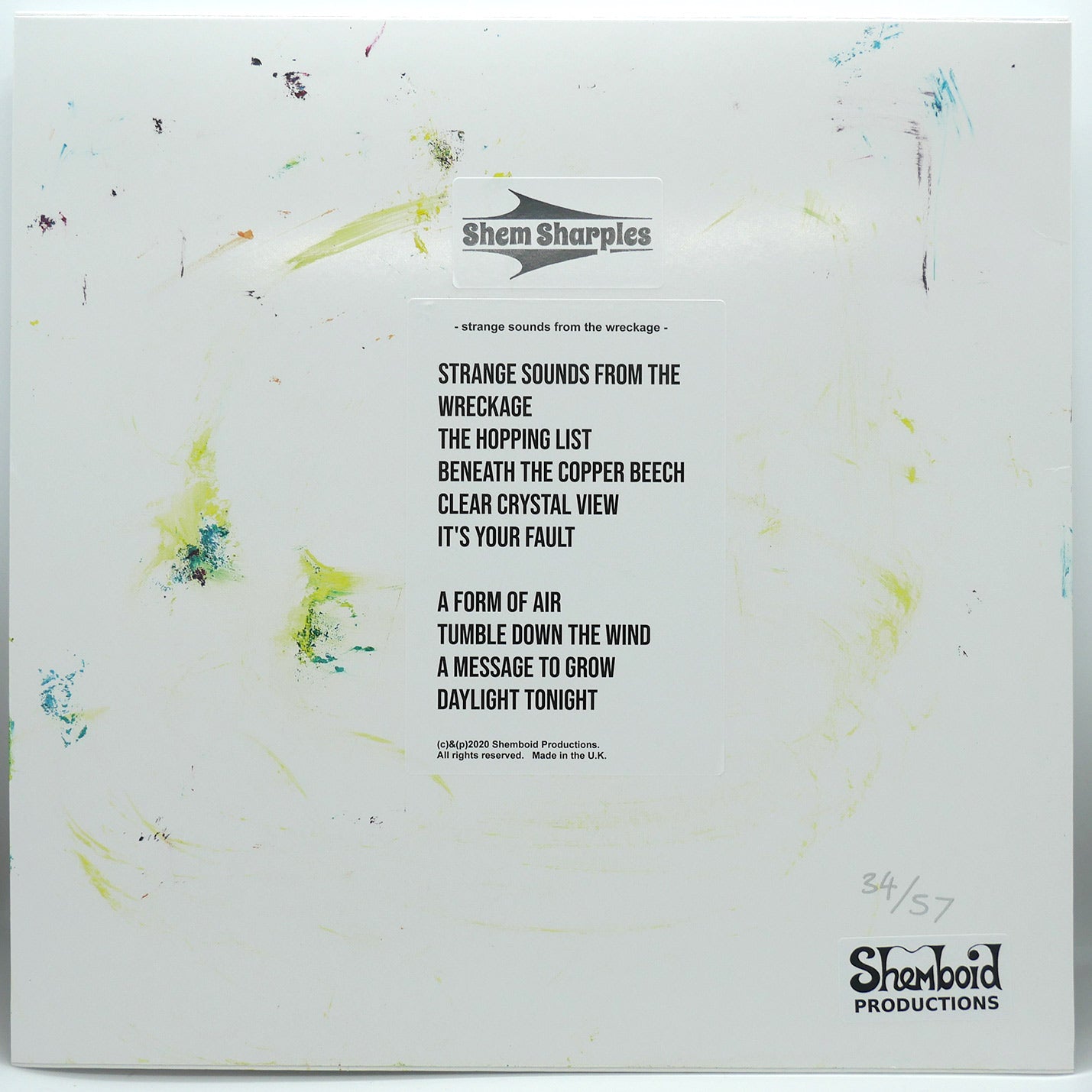 Strange Sounds Vinyl LP - Special Ltd. Edition Sleeve #34