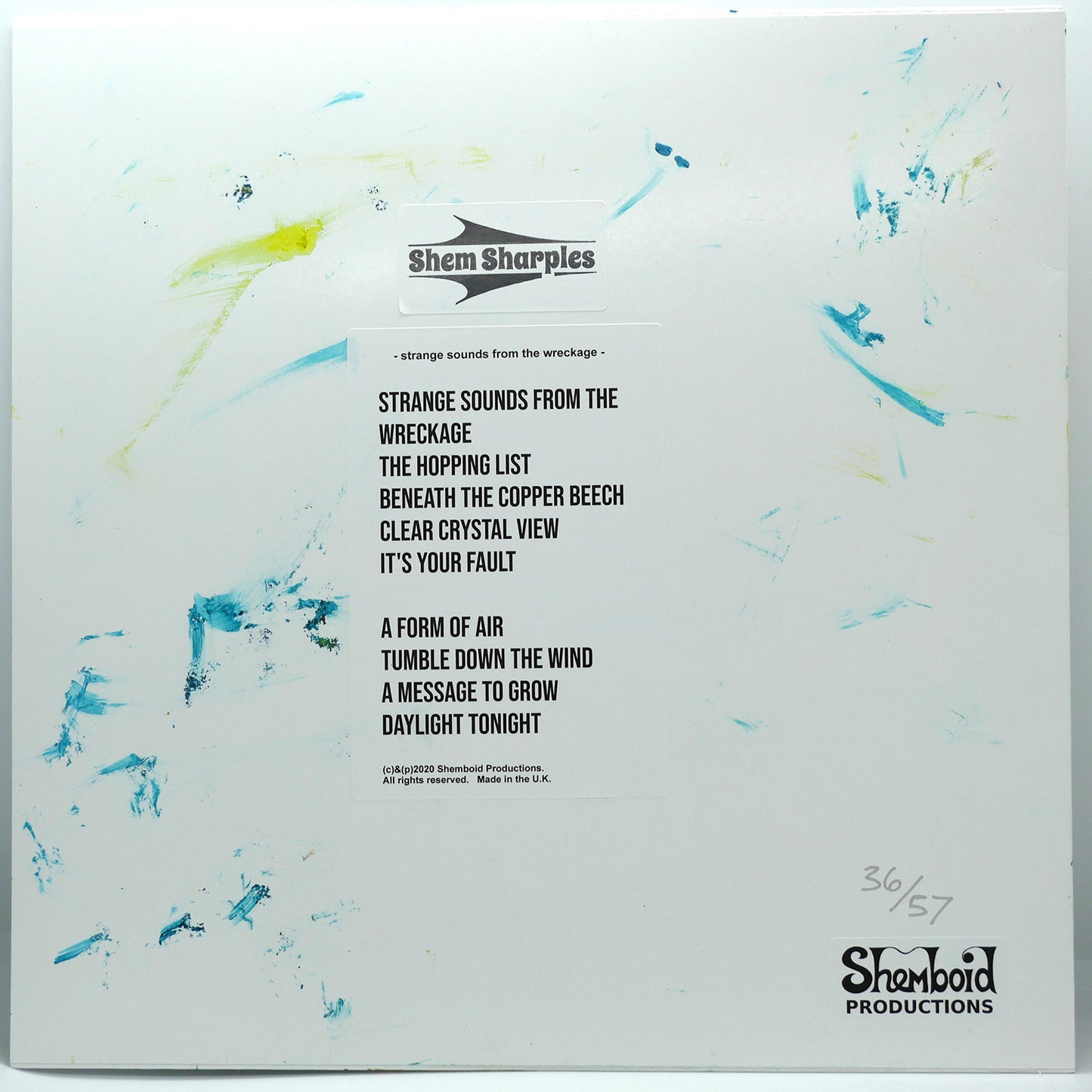 Strange Sounds Vinyl LP - Special Ltd. Edition Sleeve #36