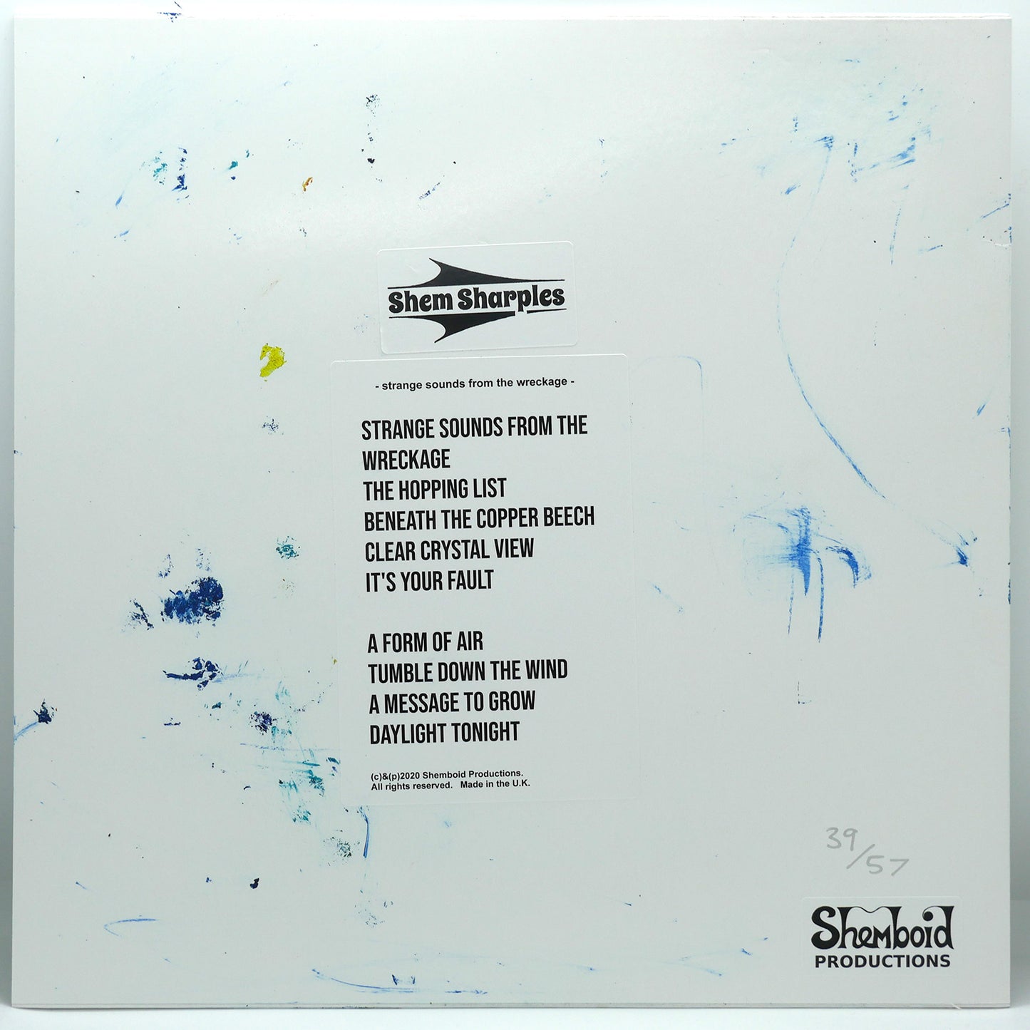 Strange Sounds Vinyl LP - Special Ltd. Edition Sleeve #39