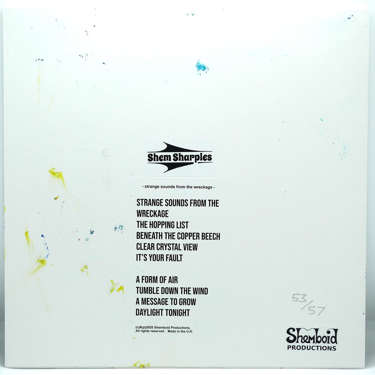Strange Sounds Vinyl LP - Special Ltd. Edition Sleeve #53